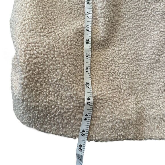 Hip Curve Embroidered Trench Coat With Lace & Sherpa Accents NWT - Picture 17 of 17